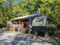 RV on the River Perfect for Family and Pets