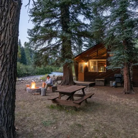 The Call of the Water - Private luxury cabin on river in San Juan Nat Forest!