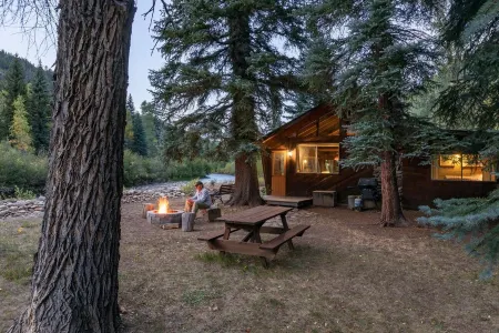 The Call of the Water - Private luxury cabin on river in San Juan Nat Forest!