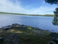 Charming Camp on Water's Edge---Canoe, Loons, Turkeys, Fish and an Eagle