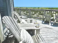 Oceanfront 4 bedroom Salvo Sandcastle * Hot Tub