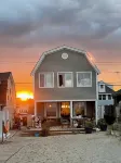 Beachfront house on Long Island Sound