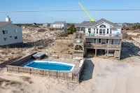 Lightly Salted OBX, Beach front Luxury, Wild Horses, Pool, Hot Tub, 4x4 Beach - Pools