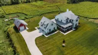 Charming Farmhouse Flat with Workspace and Firepit - Cozy Getaway Hotels near Walmart Supercenter