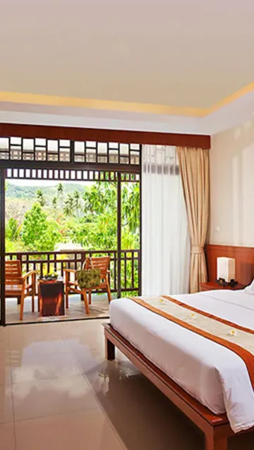 ห้องดีลักซ์ เตียงใหญ่ 1 เตียง