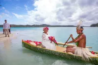 รีสอร์ทเป็นเอกชนบนเกาะ Aitutaki Lagoon - สำหรับผู้ใหญ่เท่านั้น - ติดทะเล