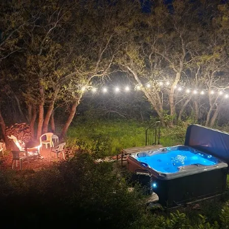 Hot Tub Fun,  Warm up by the Fire Pit, after a Long Day of All Day Play!