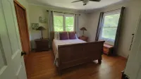 Riverfront fishing and floating getaway