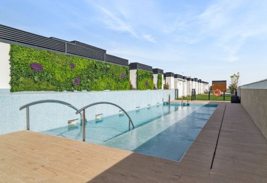 현대적인 인테리어의 객실