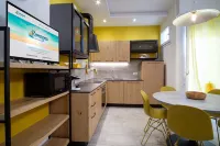 Industrial apartment directly on the beach of San Mauro Mare