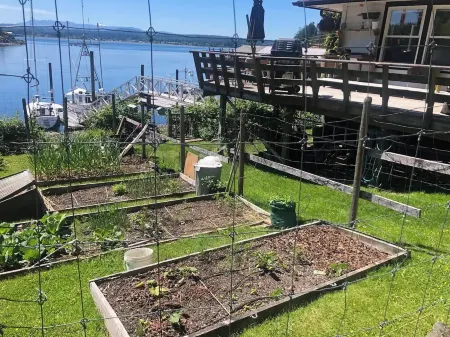 Unique and peaceful beach access getaway on Quadra Island. Outstanding view
