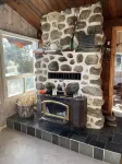 Rustic chalet - directly on the lake with sandy beach