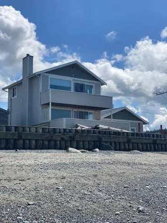 Waterfront property right at the beach