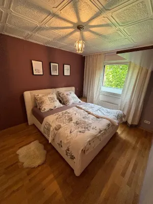 Appartment mit Garten, Saune und Terasse