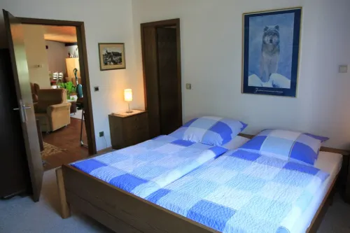 House Luise on Bostalsee, apartment 1: panoramic view and large balcony Hotels in Nohfelden