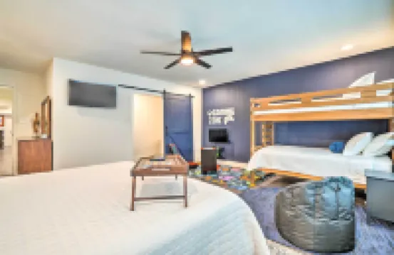 帶熱水浴缸和街機遊戲的聖安東尼奧之家!