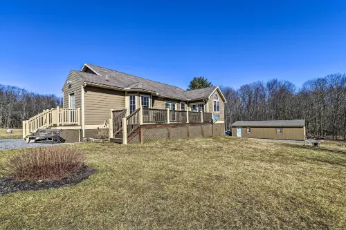 Private Family Home w/ Deck, Porch + Forest Views! - 3-Star