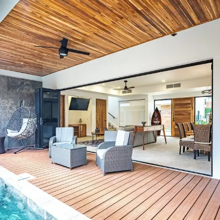 Private Luxury Villa Prime Location South End of Jaco Beach, Gated Community.
