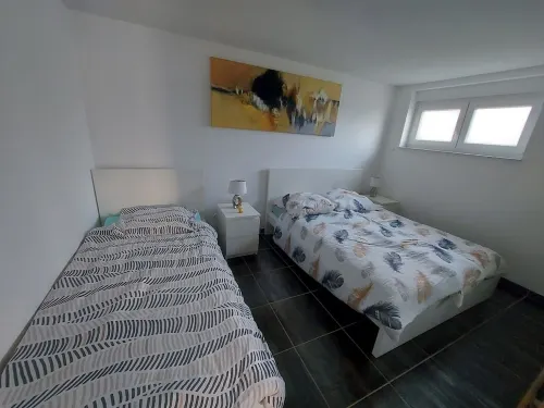 Nice cozy apartment in a quiet location in Luxembourg with a small terrace Hotel a Saeul