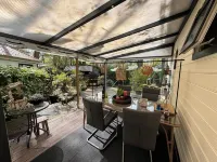 Big deluxe chalet with private jacuzzi, swimming pool on park.