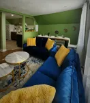 This is a private second-floor suite with its own entrance.