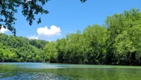 Riverside Cabin on the New River;  Pets Welcome; All Fees Included