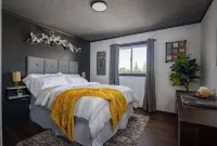 Cozy, pet friendly, Mid-Century style home loaded with books, movies, games. Hotels near Picnic Grove And Restrooms