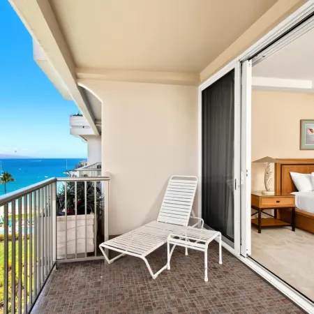 Whaler Ocean View Studio Sleeps 3 Steps to Beach Complimentary Car with 6 Nights WH1-1218 by Kbm