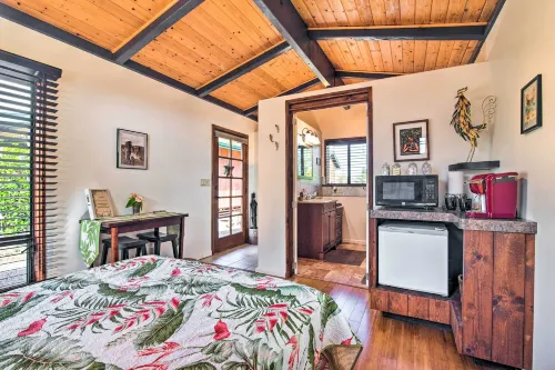 Cozy Volcano Studio w/ Phenomenal Rainforest Views