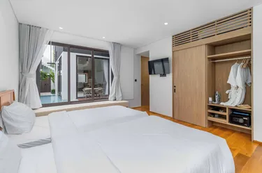 รูปภาพของพูลวิลล่าที่เงียบสงบ 2 ห้องนอน วี275