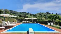 Villa Veranda, big private pool in relaxing green hills just 4 km from the beach