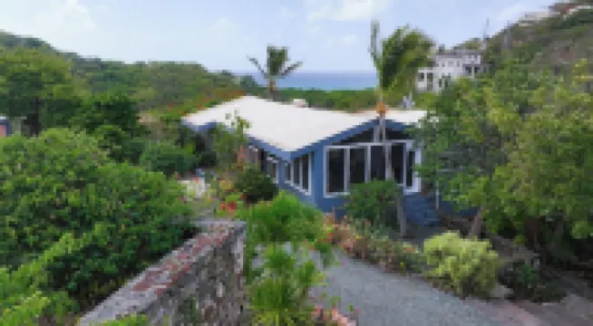 Private Pool overlooking ocean, large deck on Estate Property.  Great Privacy.