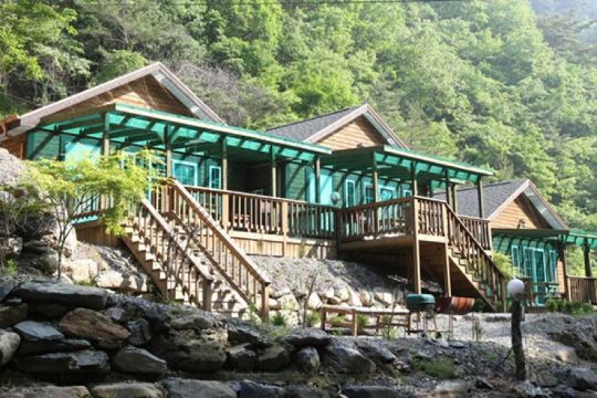 정선 펜션 풍경