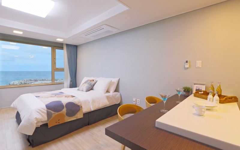 까사까미노펜션 외관 또는 객실