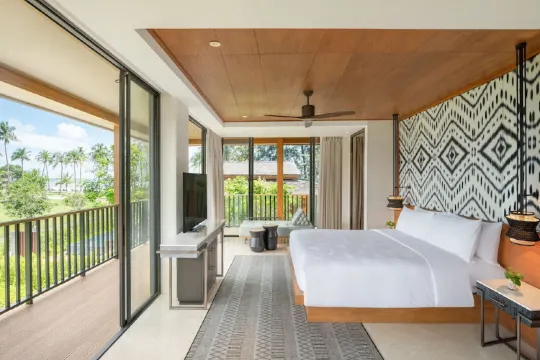 วิลล่าห้องนอนเตียงคิงไซส์หนึ่งห้อง