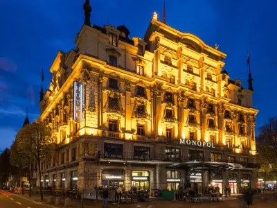 Hotel Monopol Luzern Отели рядом с достопримечательностью «Часовенный мост»