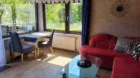 Vacation apartment with balcony and view of the Moselle promenades