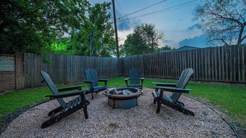 The Rustic Retreat!  With a game room & a great outdoor vibe!