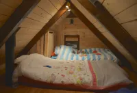 Adorable chalet perched in the forest with breathtaking views of the ski area.