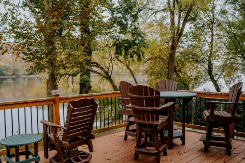 Rustic Riverfront Retreat w/ Hot Tub + River Access + Views