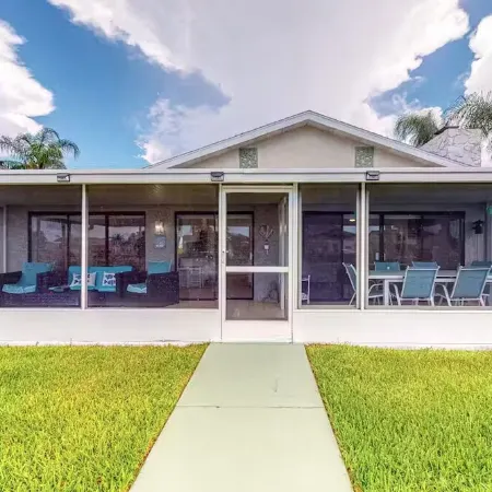 Waterfront home with direct gulf access