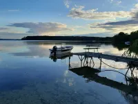Reed House on the Beach of Lake Plau with Conservatory and Terrace Hotels in Alt Schwerin