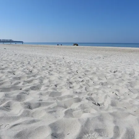 Family-friendly comfort apartment, 100m to the Baltic Sea beach, beautiful lagoon view