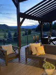 Fabulous newly built home with wonderful views down valley near Basalt 9 miles.
