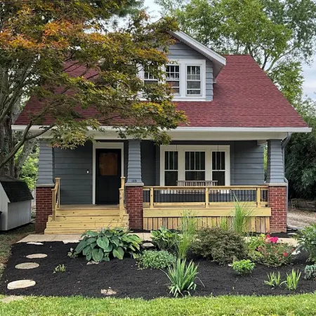 Updated Craftsman home, quiet setting, porch swing overlooking Old Town Park.
