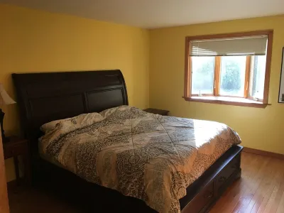 Lake Winni, walk to the beach, boat ramp, 3 acres, pool table, firepit, canoe