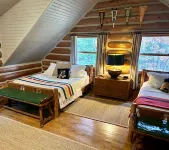 Log lodge estate in northern Michigan. A one of a kind up north experience.
