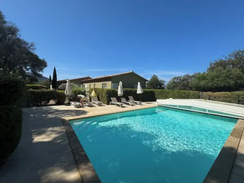 Villa with pool, between olive trees and sea - fantastic view!