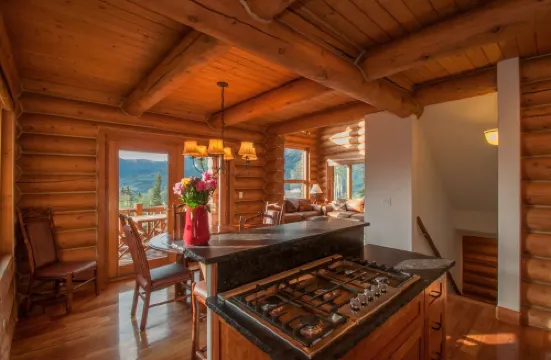 4 BR Mountain Village Luxury Log Home - Great Views, Sleeps 10