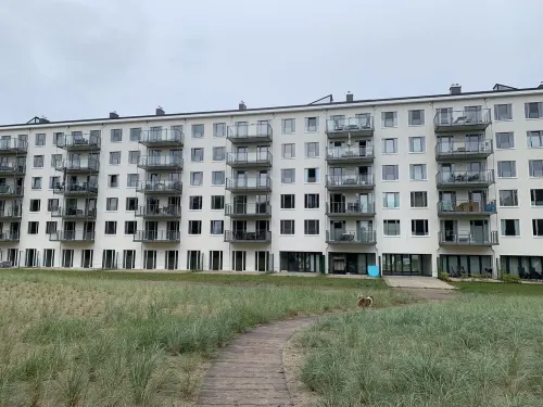 Fantastic on the 3rd floor with balcony and sea view, 2 bedrooms, 64m2, Scandinavian style